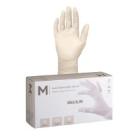 Latex White Gloves Medium x 100  | Gloves | Gloves